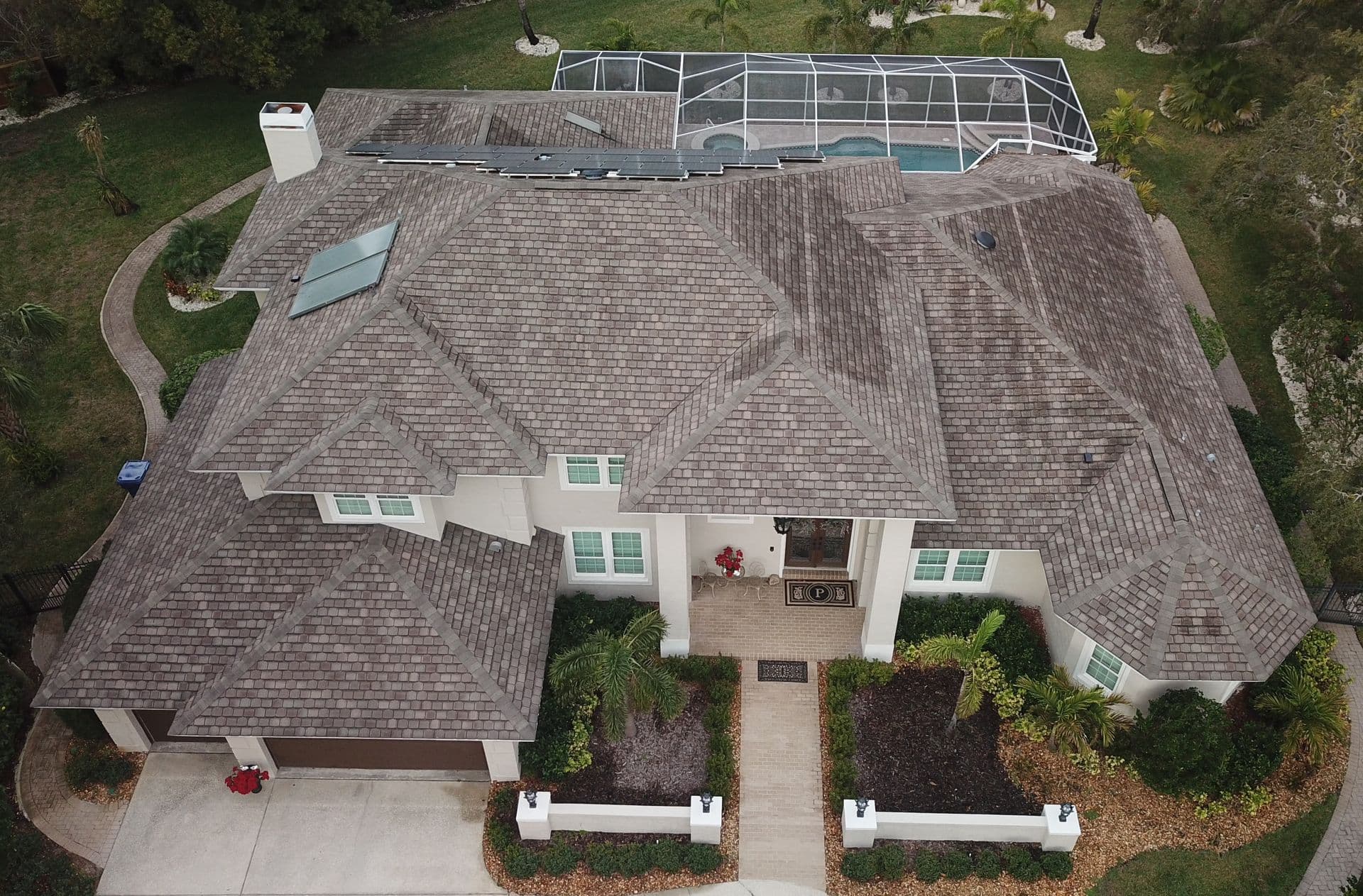 Before · 18-year-old roof, restored in a single day, Tampa, FL