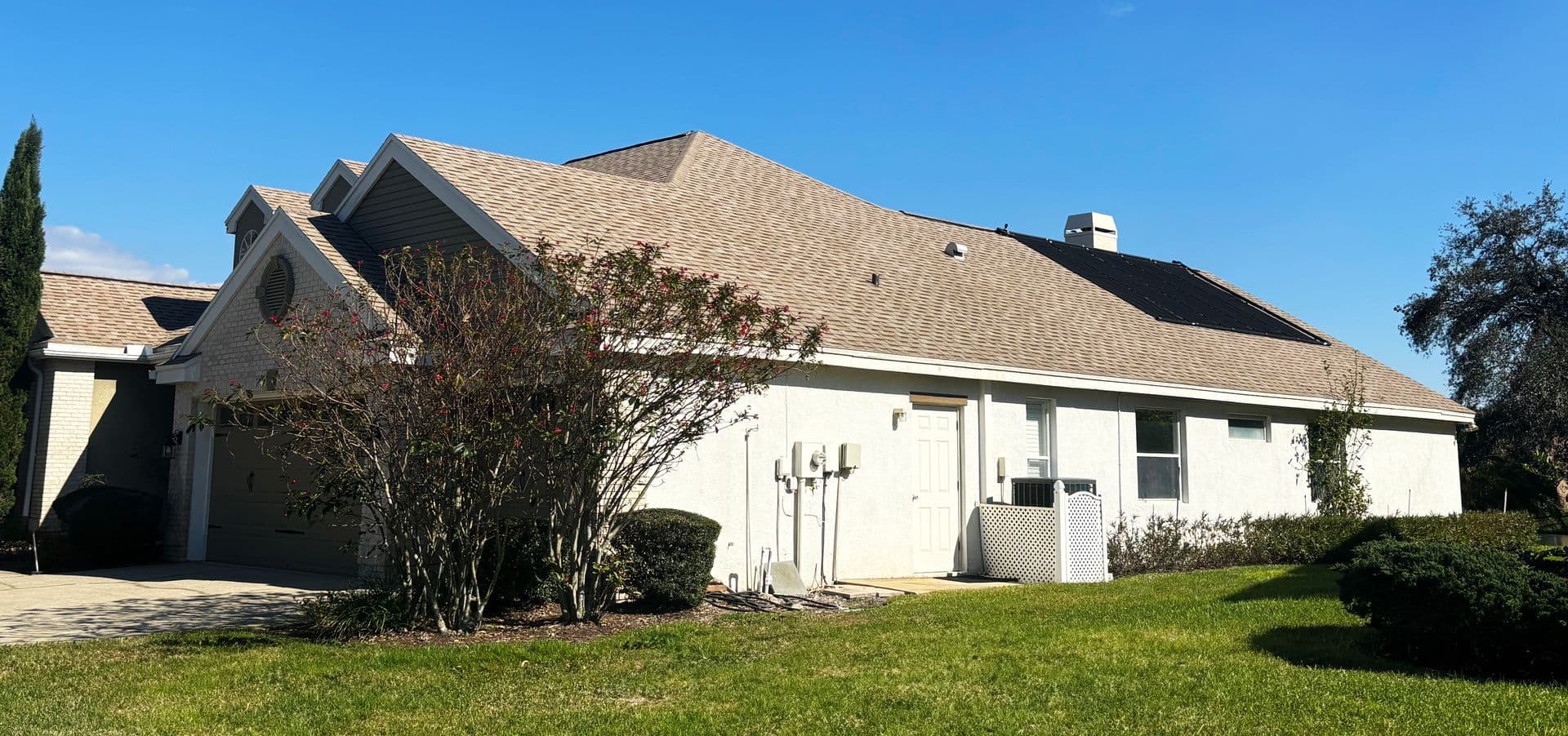 After · UV-faded shingles · warmth restored, St. Petersburg, FL